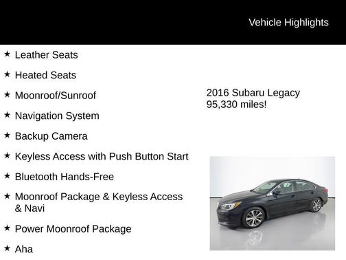 2016 Subaru Legacy Limited