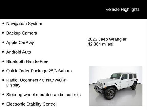 2023 Jeep Wrangler 4-Door Sahara