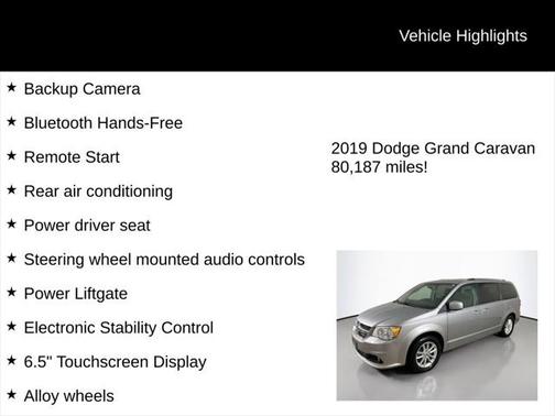 2019 Dodge Grand Caravan SXT