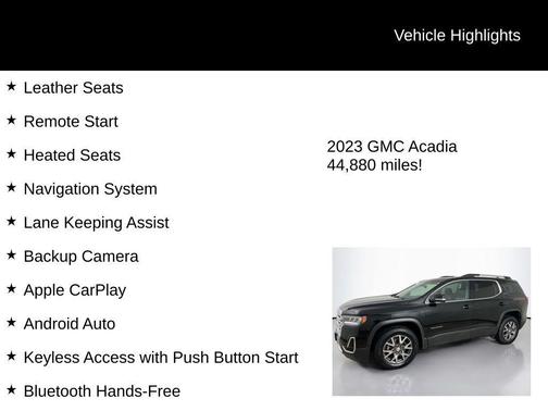 2023 GMC Acadia AWD SLT