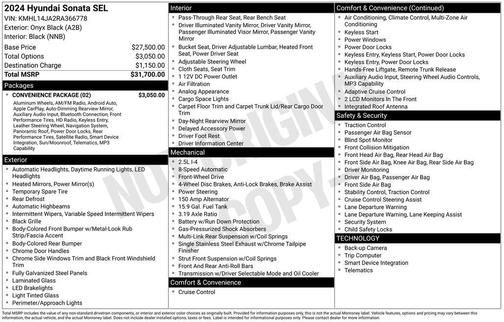 2024 Hyundai SONATA SEL