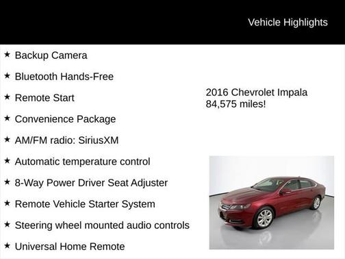 2016 Chevrolet Impala LT
