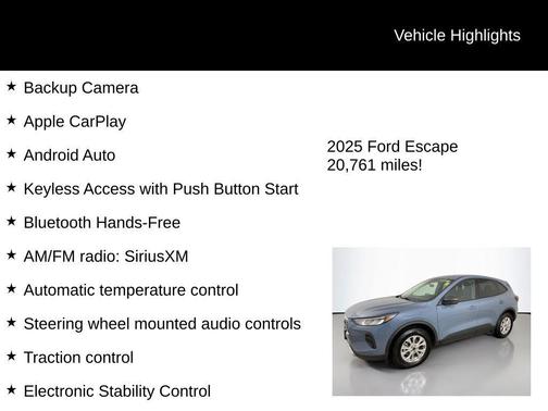 2025 Ford Escape Active