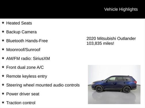 2020 Mitsubishi Outlander LE