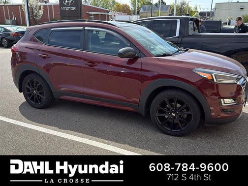 Gemstone Red 2019 Hyundai TUCSON Night