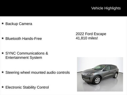 2022 Ford Escape S