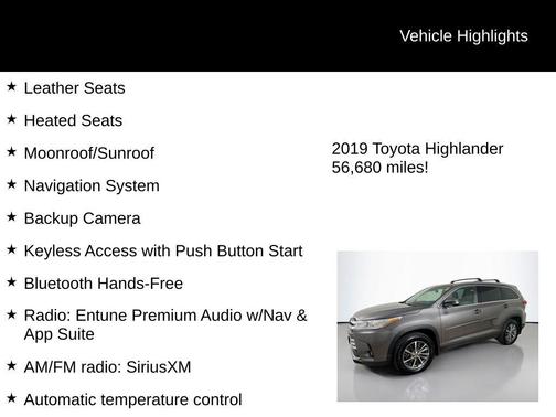 2019 Toyota Highlander XLE