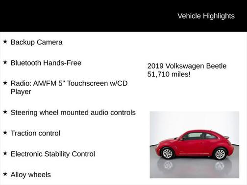 2019 Volkswagen Beetle 2.0T S