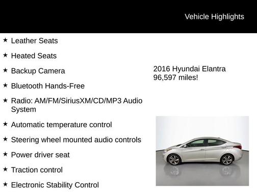 2016 Hyundai ELANTRA Limited