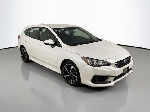 Crystal White Pearl 2020 Subaru Impreza Sport 5-Door
