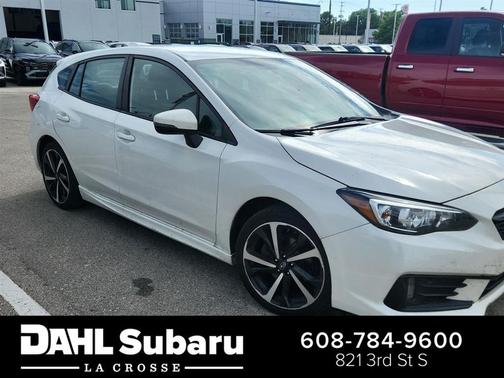 Crystal White Pearl 2020 Subaru Impreza Sport 5-Door