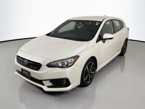 Crystal White Pearl 2020 Subaru Impreza Sport 5-Door