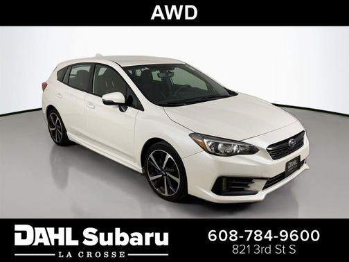 Crystal White Pearl 2020 Subaru Impreza Sport 5-Door