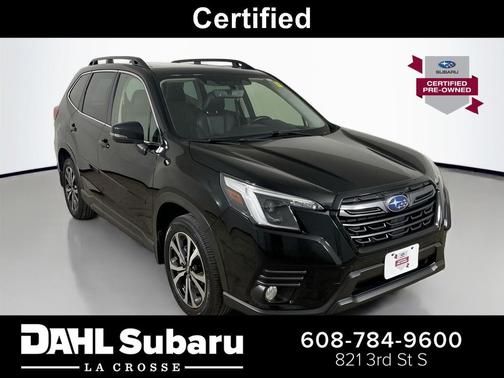 Crystal Black Silica 2023 Subaru Forester Limited