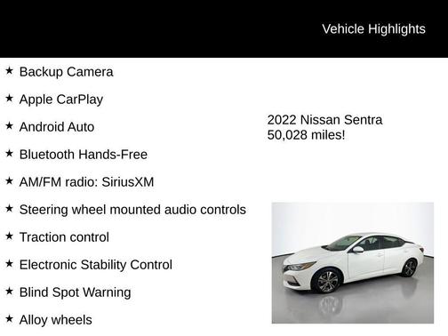 2022 Nissan Sentra SV