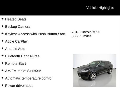 2018 Lincoln MKC Premiere