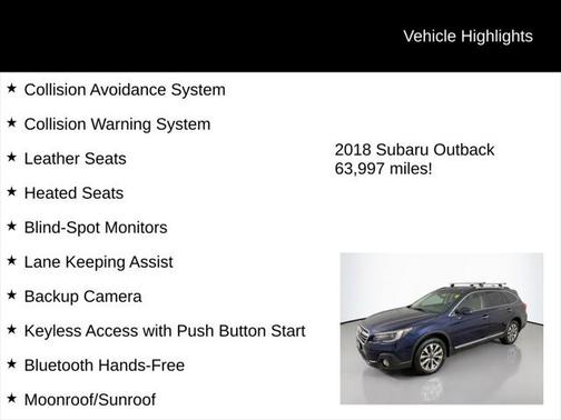 2018 Subaru Outback 3.6R Touring