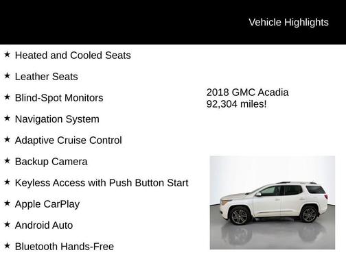 2018 GMC Acadia Denali