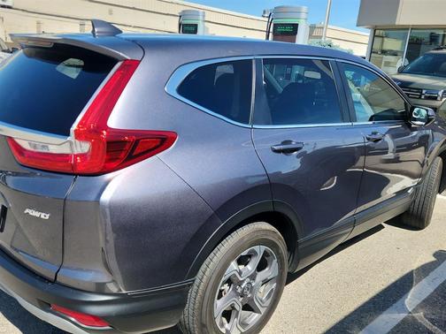 Modern Steel Metallic 2018 Honda CR-V EX-L
