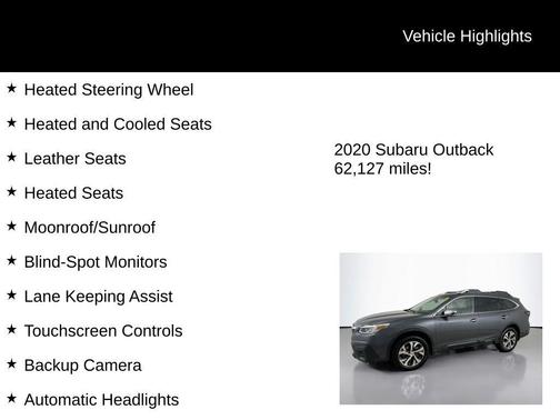 2020 Subaru Outback Touring XT