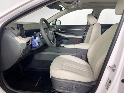 Serenity White 2026 Hyundai SONATA Hybrid Limited