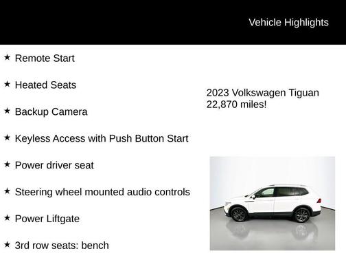 2023 Volkswagen Tiguan 2.0T SE