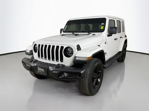 Bright White Clearcoat 2021 Jeep Wrangler Unlimited Sahara