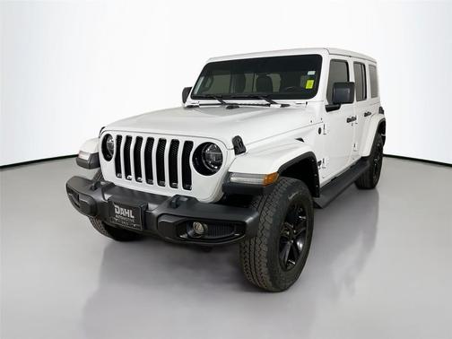 Bright White Clearcoat 2021 Jeep Wrangler Unlimited Sahara