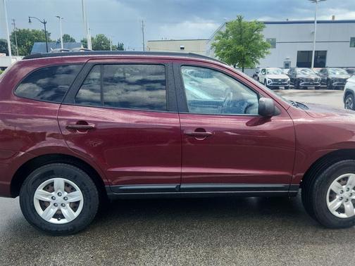 Dark Cherry Red 2009 Hyundai SANTA FE GLS