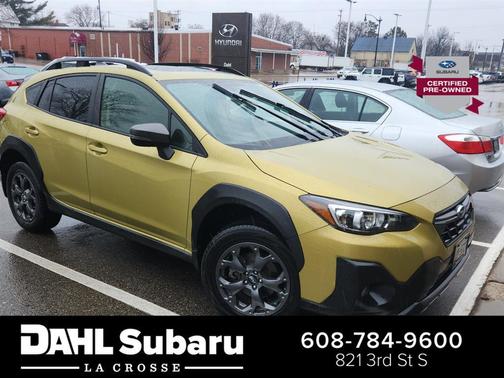Plasma Yellow Pearl 2021 Subaru Crosstrek Sport