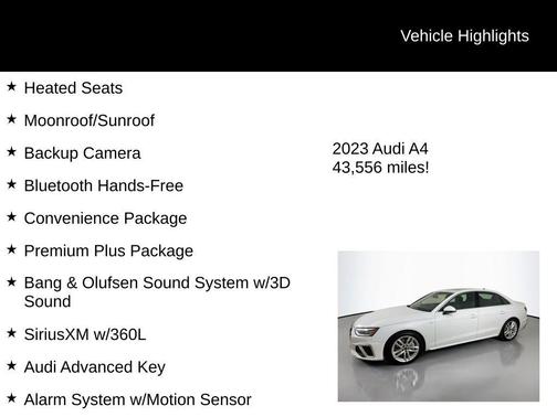 2023 Audi A4 45 S line Premium Plus