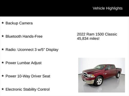 2022 RAM 1500 Classic SLT