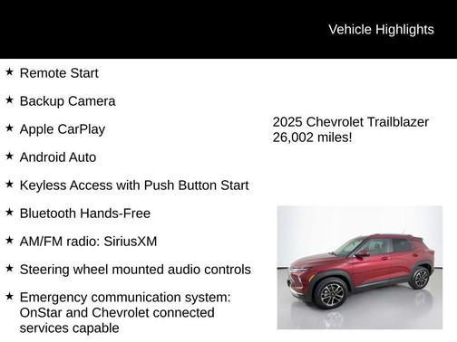 2025 Chevrolet Trailblazer LT