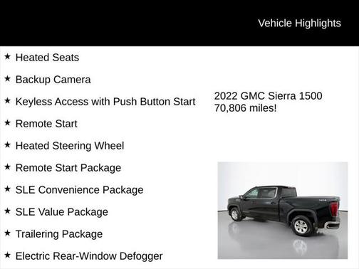 2022 GMC Sierra 1500 SLE
