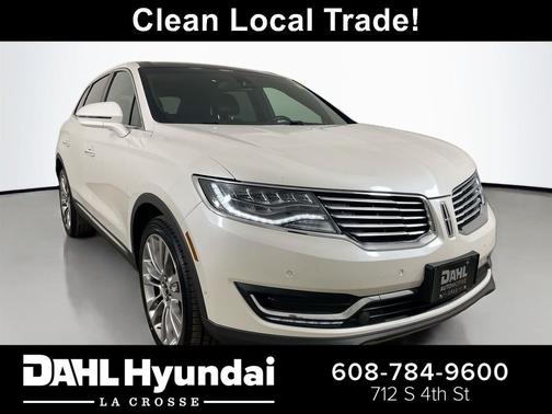 White Platinum Metallic Tri-Coat 2016 Lincoln MKX Reserve