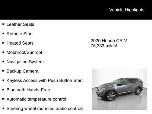 2020 Honda CR-V AWD Touring