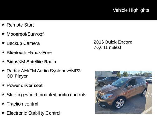 2016 Buick Encore Convenience