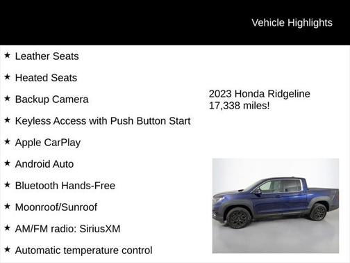 2023 Honda Ridgeline RTL