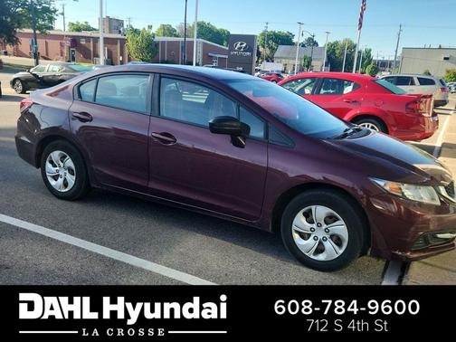Crimson Pearl 2015 Honda Civic LX