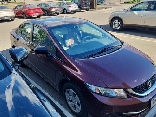 Crimson Pearl 2015 Honda Civic LX