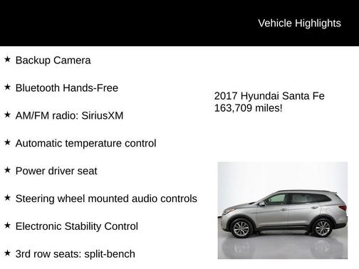 2017 Hyundai SANTA FE SE