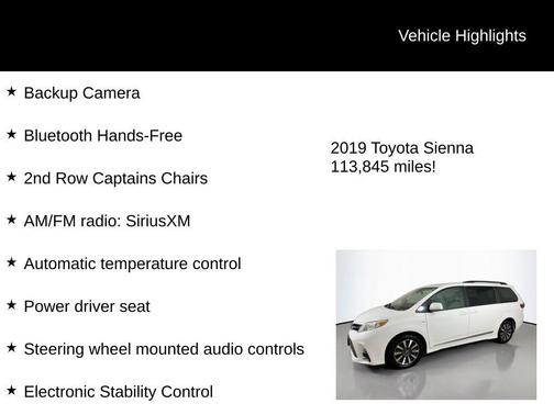 2019 Toyota Sienna LE