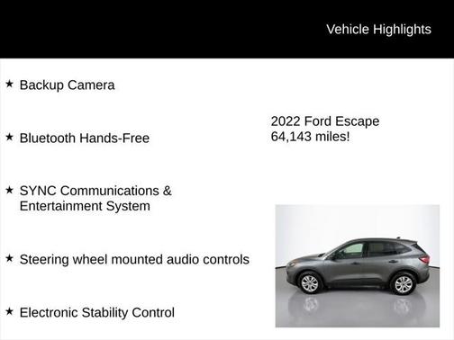 2022 Ford Escape S