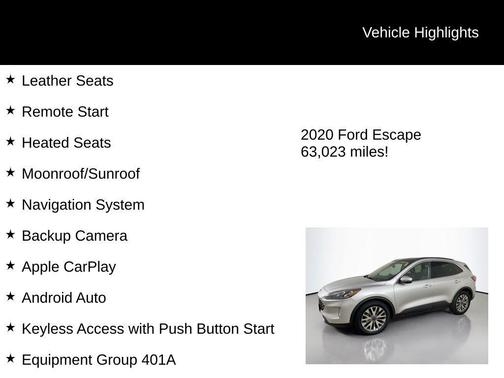 2020 Ford Escape Titanium