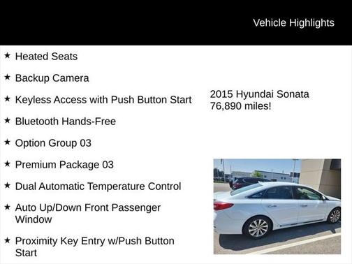 2015 Hyundai SONATA Sport