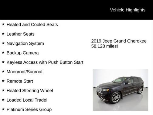 2019 Jeep Grand Cherokee Summit