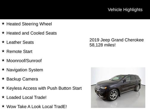 2019 Jeep Grand Cherokee Summit