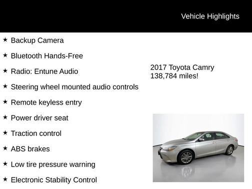 2017 Toyota Camry SE