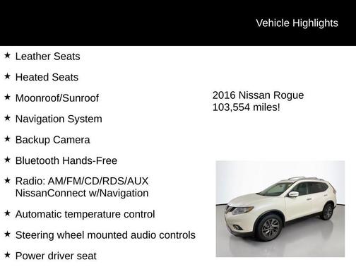 2016 Nissan Rogue SL