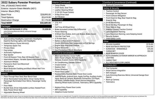 2022 Subaru Forester Premium
